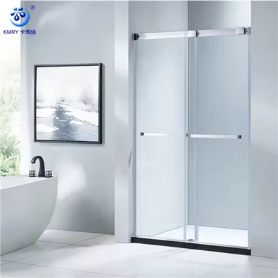 Glasbrusepartition skydedør