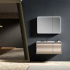 Vaskerumsvægskabe med spejl