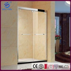 Bedste bypass glidende brusebad, 56-60 i. Bredde, 5/16 tommer rent glas, krom finish (KD5211)