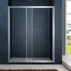 Dobbeltpanel glidende glasbruserdør