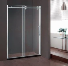 Dobbelt rulle badeværelse brusebad glidende glasdøre
