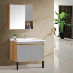 Vægmonteret badeværelseskab