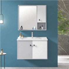 Hjørne badeværelse forfængelighed